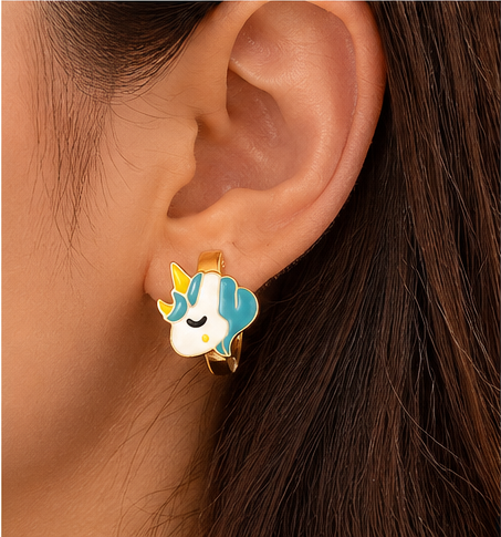 Unicorn Luxe Mini Hoops