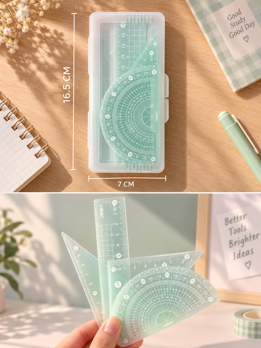Jelly Geometry Ruler Set