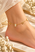Crystal Link Anklet