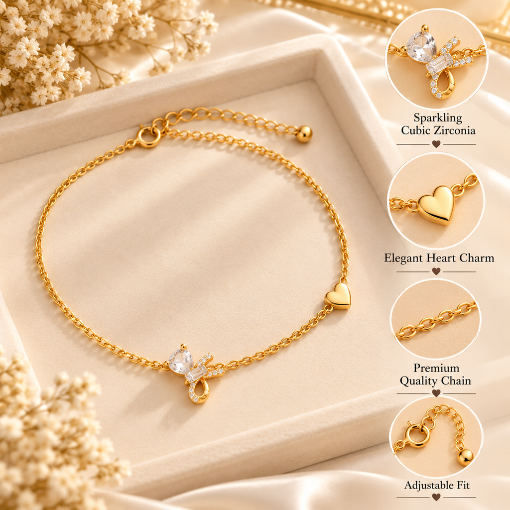 Sweetheart Glow Anklet