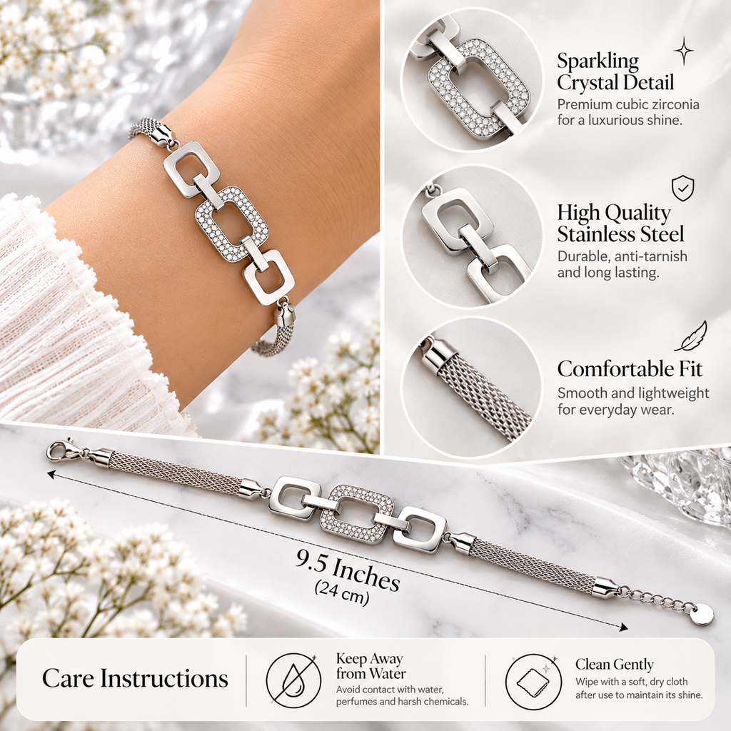 Silver Spark Bracelet