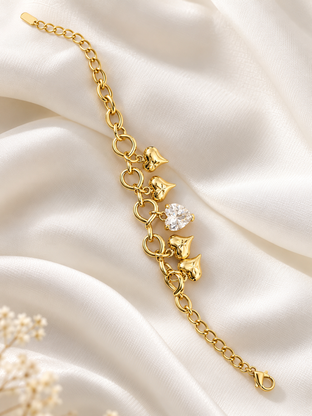 Golden Heart Bracelet