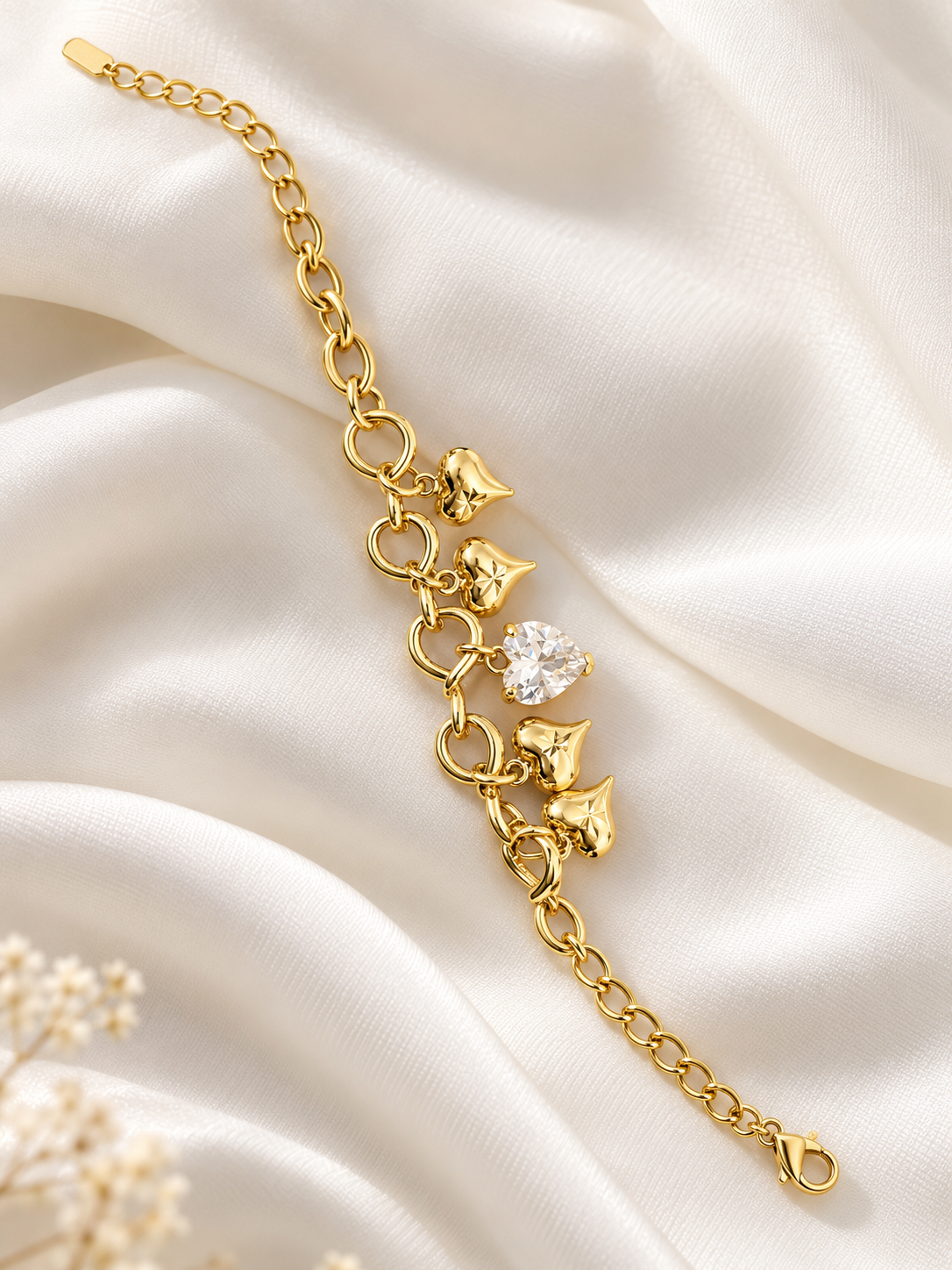 Golden Heart Bracelet