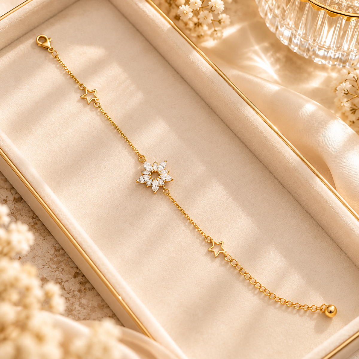 Starlight Bloom Anklet
