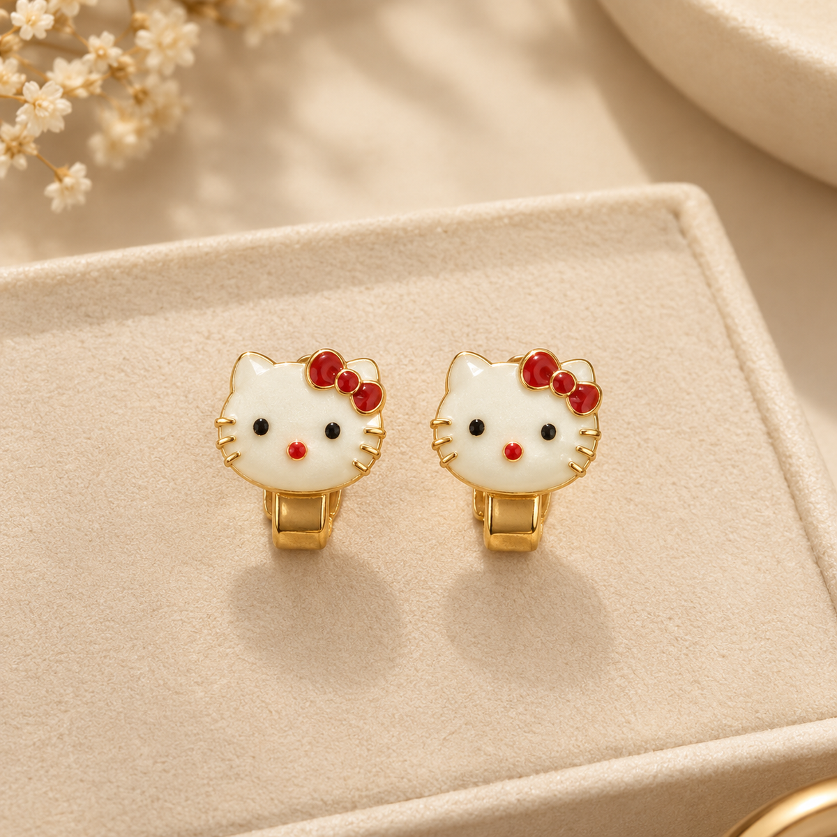 Hello Kitty Luxe Mini Hoops