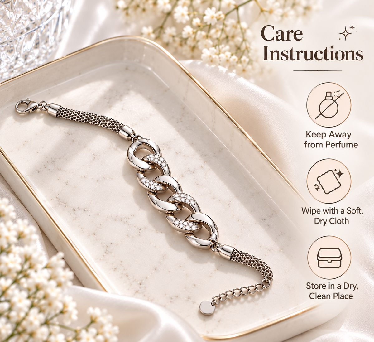 Silver Twist Bracelet