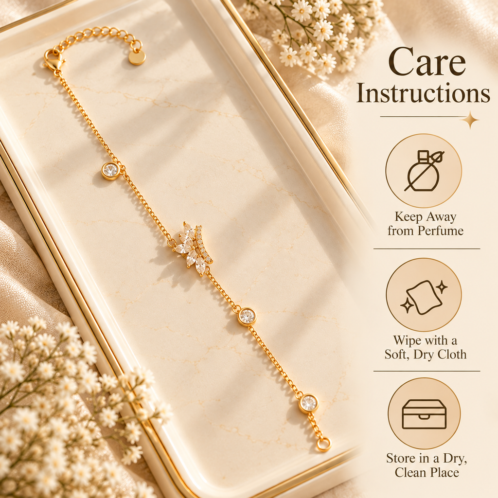 Golden Spark Anklet