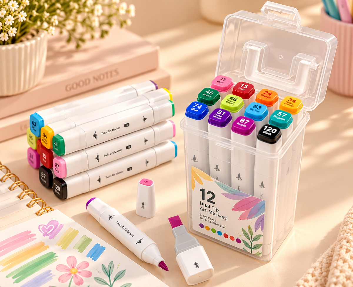 Acrylic Markers (12 pc)