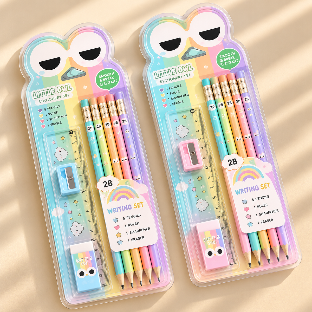 Pastel Ruler Set
