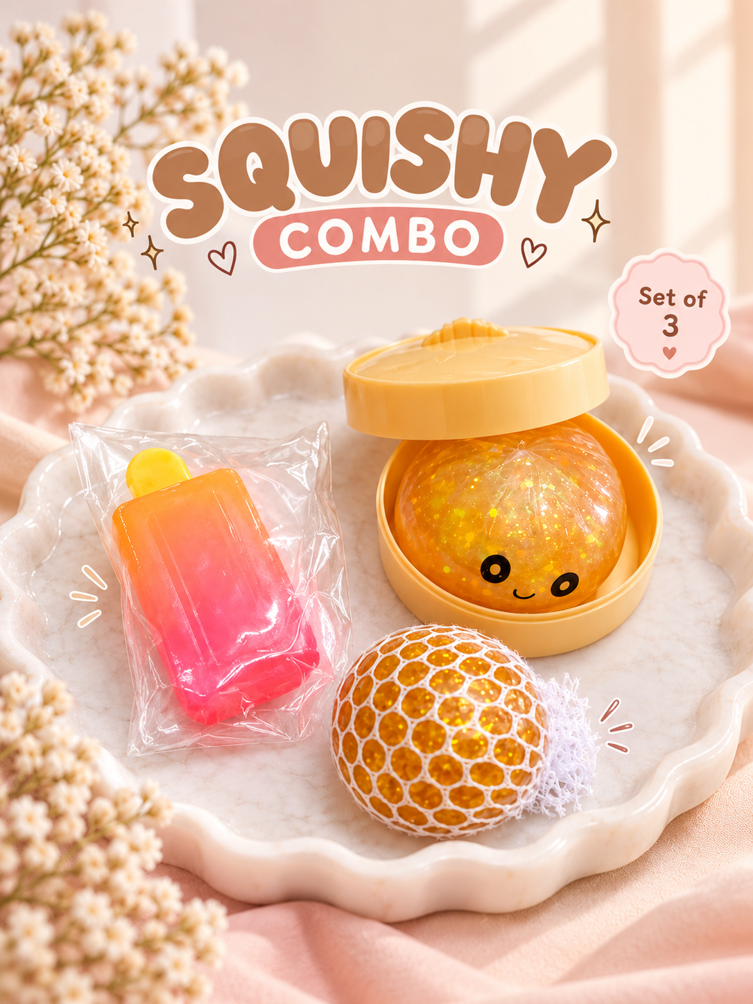 Combo of 3 Squishies