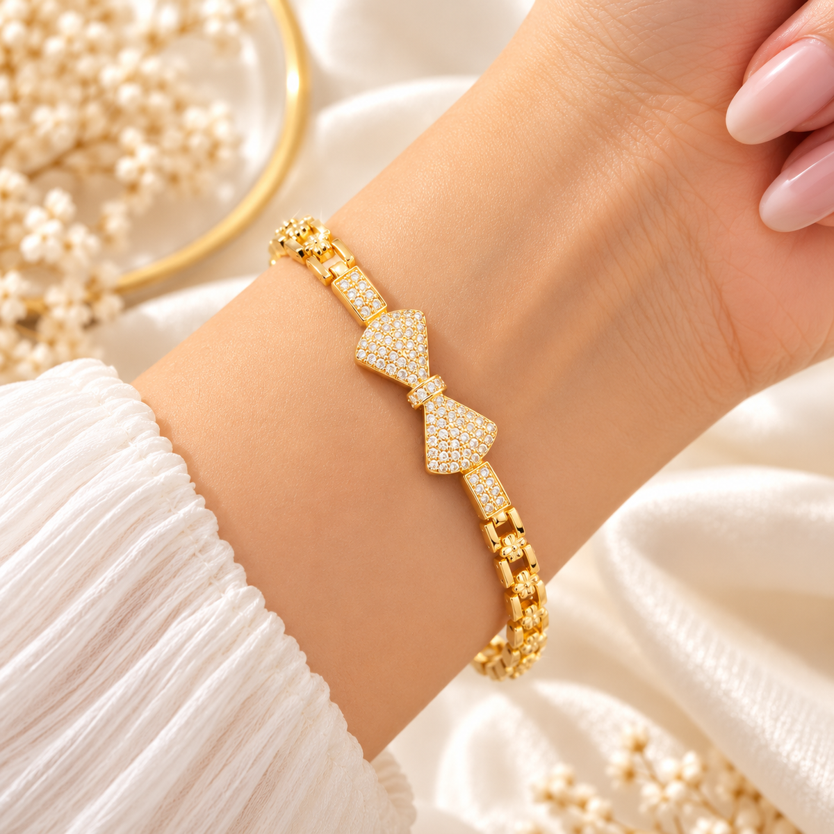Golden Bow Bracelet