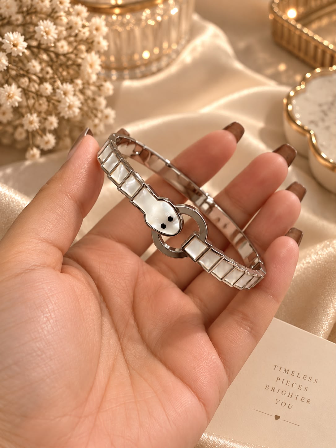 Silver Link Bangle