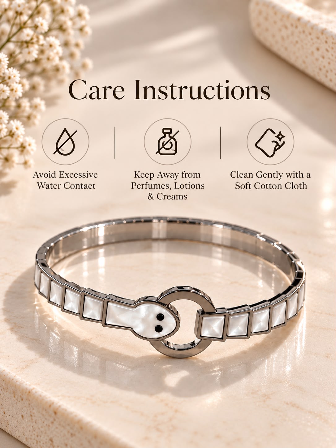 Silver Link Bangle