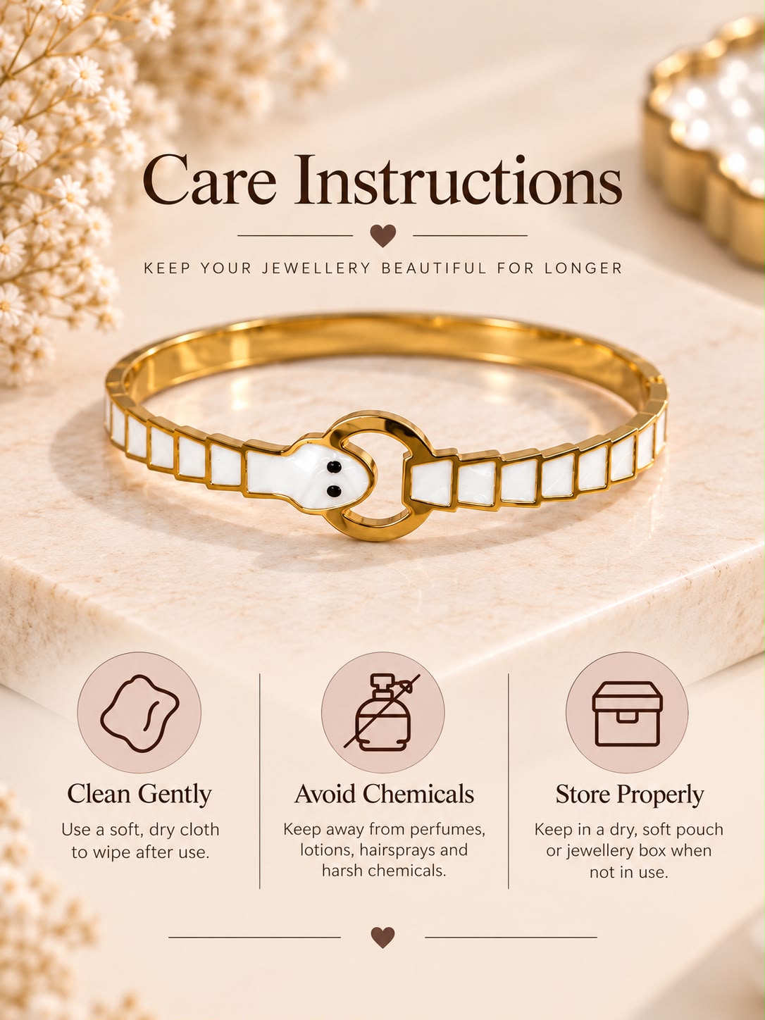 Gold Link Bangle